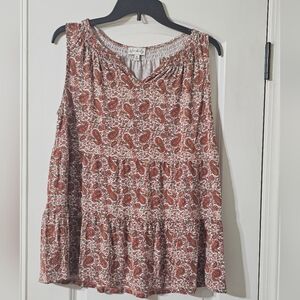Wonderly Paisley Sleeveless Top